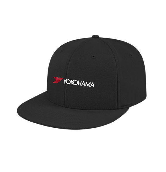 Flat Brim Flex Fit Hat – Yokohama Merchandise eStore
