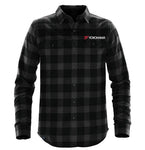 Corporate - Men's Flannel Plaid Snap Front Shirt