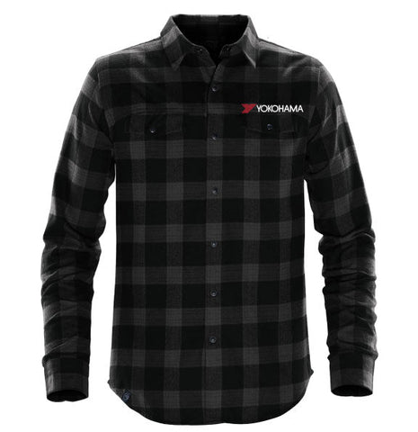 Corporate - Men's Flannel Plaid Snap Front Shirt